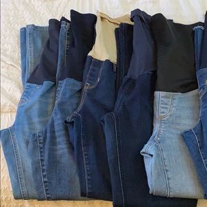 9 maternity jeans bundle